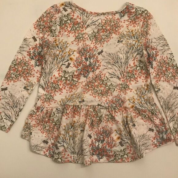 Old Navy Long sleeves Kids Girl Floral Top 4T - Picture 4 of 4